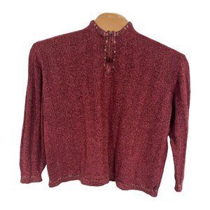 Woolrich Sweater Size 2XL‎ Dark Pink Color